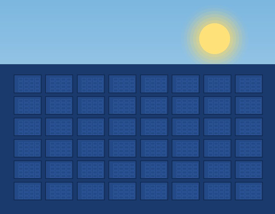 Solar panels on a modern bungalow in Wrexham